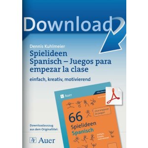 Spielideen Spanisch: Juegos para empezar la clase