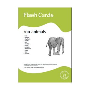 Bildkarten: Zoo animals