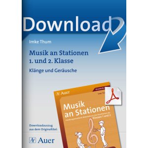 Klänge und Geräusche - 8 Lernstationen Musik...