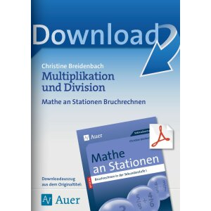 Multiplikation und Division an Stationen