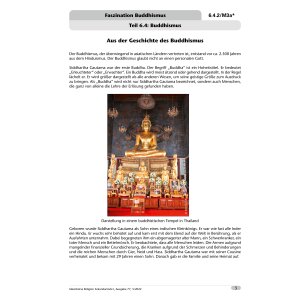 Faszination Buddhismus. Klassen 8-10