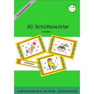 60 Schüttelwörter Verben - Freiarbeitsmaterial...