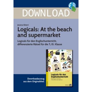 At the beach and supermarkt - Logicals für den...