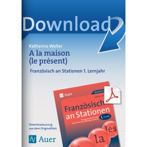 A la maison (le présent) - Französisch an...