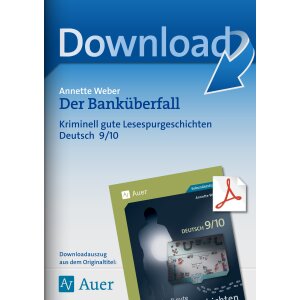 Der Banküberfall - Kriminell gute Lesespurgeschichte...