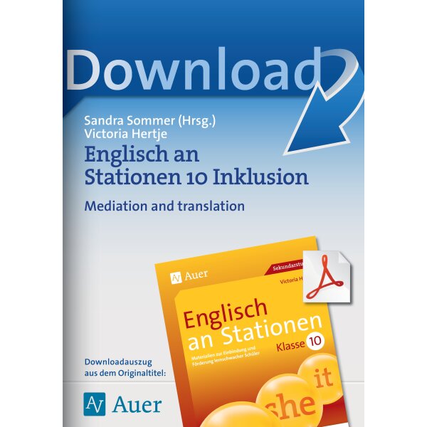 Mediation and translation - Englisch an Stationen inklusiv Kl. 10