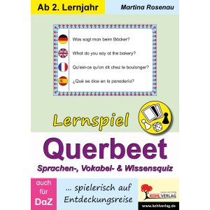 Sprachen-, Vokabel- & Wissensquiz - Lernspiel Querbeet
