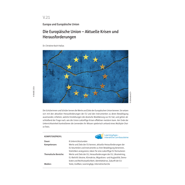 Die Europäische Union - Aktuelle Krisen und Herausforderungen