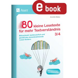 80 kleine Lesetexte für mehr Textverständnis...