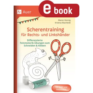 Scherentraining für Rechts- und Linkshänder