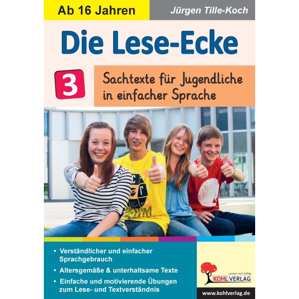 Sachtexte für Jugendliche in einfacher Sprache - Lese-Ecke Bd. 3