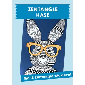 Zentangle-Hase