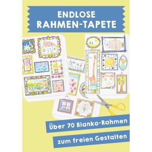 Rahmen-Tapete - Druckvorlagen