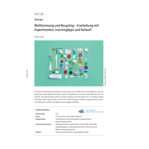 Mülltrennung und Recycling - Biologie Klasse 5/6