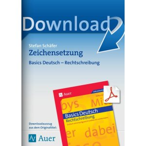 Basics Deutsch - Zeichensetzung