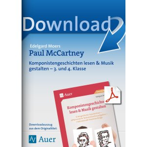 Paul McCartney-Komponistengeschichten lesen und Musik...